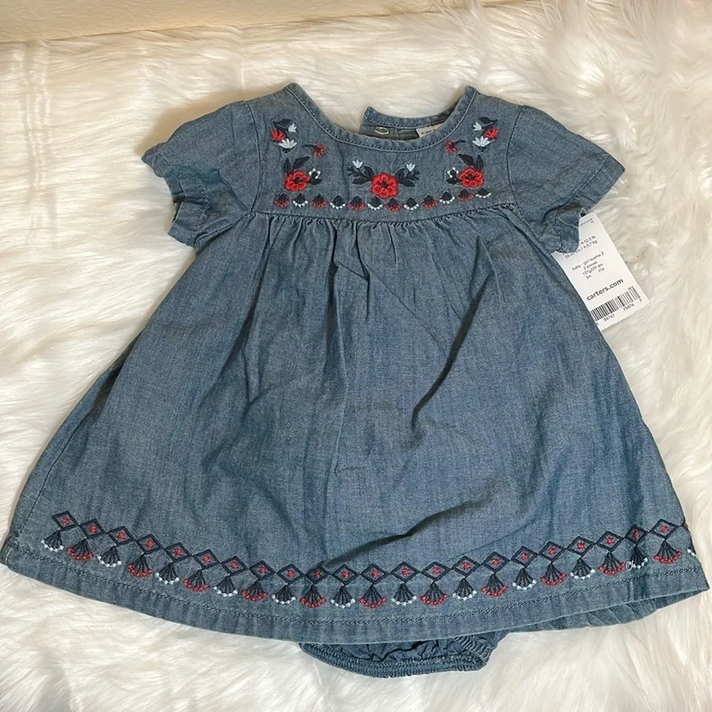 Baby Spring Summer Floral Dresses Set